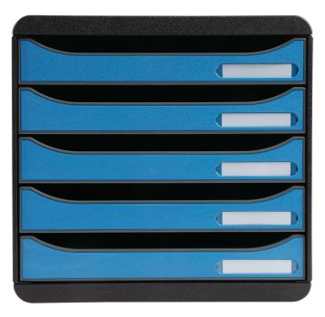 EXACOMPTA Schubladenbox Clean'Safe A4+ 3097100D blau