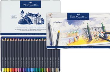 FABER-CASTELL Goldfaber Farbstift 114736 36er Metalletui