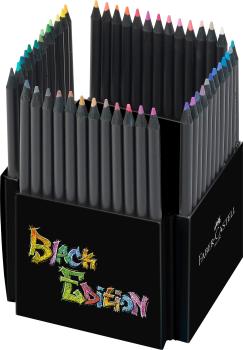 FABER-CASTELL Farbstifte Black Edition 116450 Kartonetui 50er