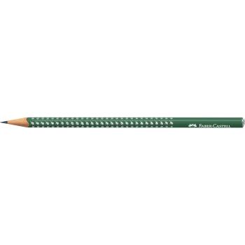 FABER-CASTELL Bleistift Sparkle B 118239 forest green