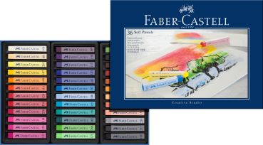 FABER-CASTELL Softpastellkreiden 128336 36er Kartonetui