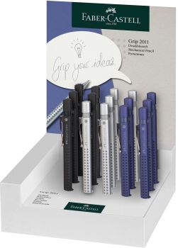 FABER-CASTELL Druckbleistifte Grip2011 0.7mm 131230 15 Farben ass.