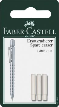 FABER-CASTELL Radierer 131597 Grip 2011 3 Stück