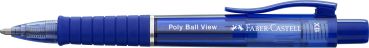 FABER-CASTELL Kugelschreiber Poly Ball View 145751 Admiral blue XB