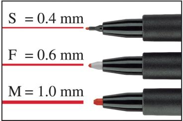 FABER-CASTELL OHP MULTIMARK S 152321 rot perm.