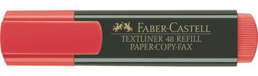 FABER-CASTELL Textmarker TL 48 1-5mm 154821 rot