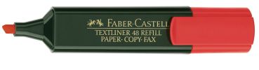 FABER-CASTELL Textmarker TL 48 1-5mm 154821 rot