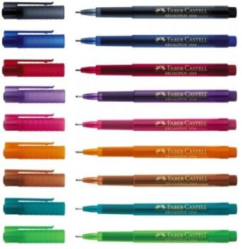 FABER-CASTELL Fineliner Broadpen 1554 0.8mm 155421 rot