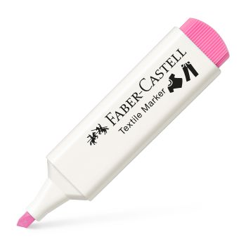 FABER-CASTELL Textilmarker 1.2-5mm 159526 babyrosa