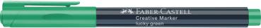 FABER-CASTELL Creative Marker 1-3mm 160766 lucky green