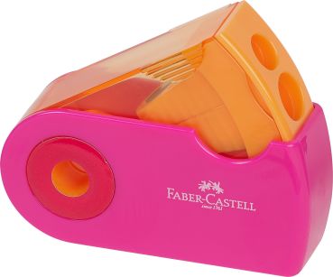 FABER-CASTELL Doppelspitzer 182704 Sleeve Trend ass. div. Farben