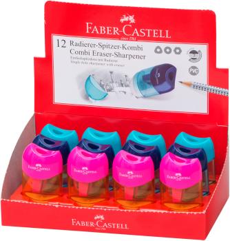 Faber-castell radierer, spitzer trend 183604 3 farben ass. - Faber-castell-183604-6933256640666-02