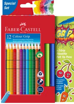 FABER-CASTELL Farbstift Colour Grip 201640 5 Stück ass.