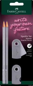 FABER-CASTELL Schreibset Sparkle 218282 Dapple gray