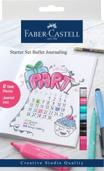 FABER-CASTELL PITT Artist Pen 267125 Starter Set Bullet Journaling