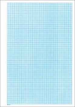 FAVORIT Milimeterpapier Block A4 1776a weiss, 1mm, 80g/m2 100 Blatt