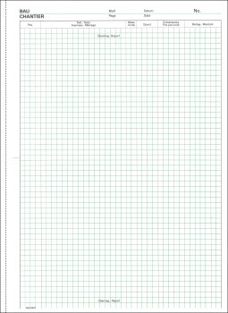 FAVORIT Devis-Ausmassbuch D/F A4 2095 OK weiss 50x2 Blatt