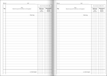 FAVORIT Haushaltungsbuch D A5 879 D 24 Blatt