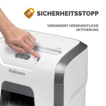 FELLOWES Aktenvernichter Powershred 15C 100017466 weiss, P-4, 19lt