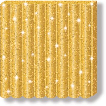 FIMO Modelliermasse 8030-112 gold glitzer