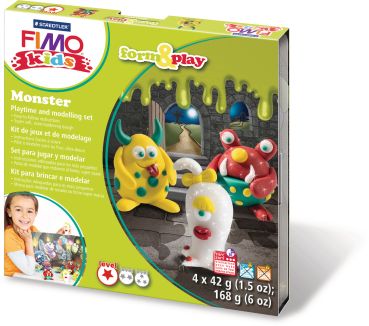 FIMO form&play 4x42g 803411LY Set Monster