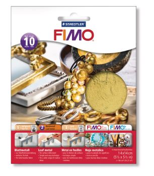 FIMO Blattmetall 14x14cm 878111 gold