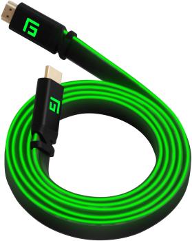 FLOAT GRIP High-Speed LED HDMI Cable FG-HDMILED-300-GREEN 3M, v2.1 Green