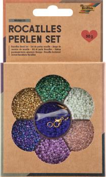 FOLIA Rocailles-Perlen-Set 12912 Mermaid