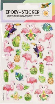 FOLIA Epoxy-Sticker 10x15cm 16304 Tropical