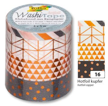 FOLIA Washi Tape, kupfer 26416 4x5 m