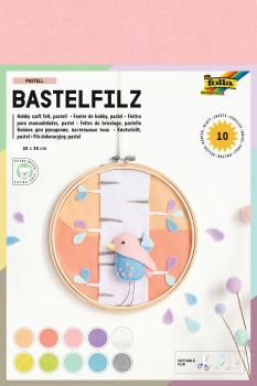 FOLIA Bastelfilz 150g,20x30cm 520495 Pastell