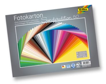 FOLIA Fotokarton 6125/50 99 ass. 25x35cm 300g