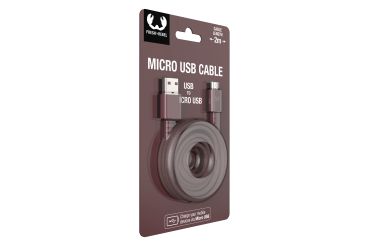 FRESH'N REBEL USB A to Micro USB 2UMC200DM 2m Deep Mauve