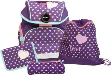 FUNKI Joy-Bag Set Hearts 6011.515 multicolor 4-teilig