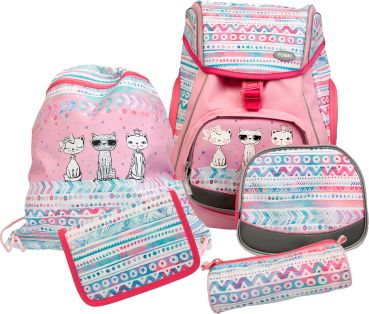 FUNKI Flexy-Bag Set 6040.602 Cool Cats, 5-teilig