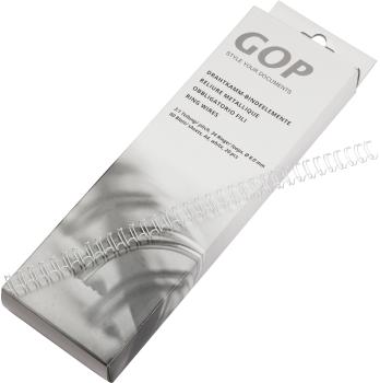 GOP Drahtkamm-Bindeelemente 3:1 A4 020461 8mm weiss 20 Stück