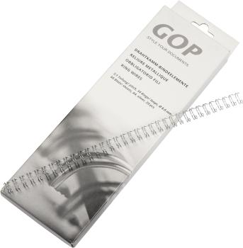 GOP Drahtkamm-Bindeelemente 3:1 A4 020462 8mm silber 20 Stück