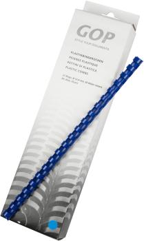 GOP Plastikbinderücken 020492 12mm blau 25 Stück