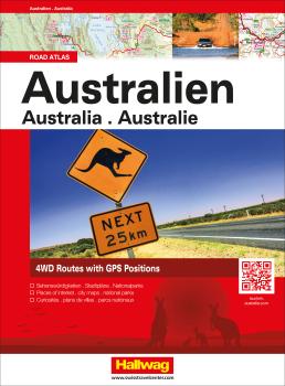 HALLWAG Strassenatlas 978-3-8283-0 Australien