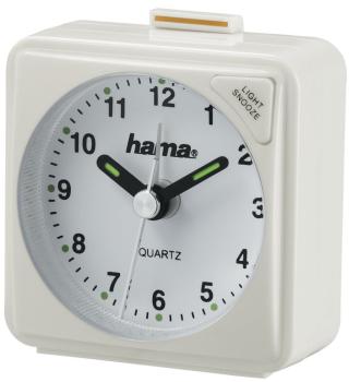 HAMA Reisewecker 186330 A50 weiss