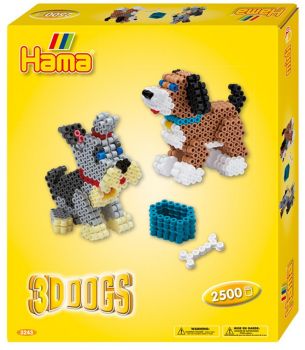 HAMA Bügelperlen Set Midi G1013243-0 3D Hunde