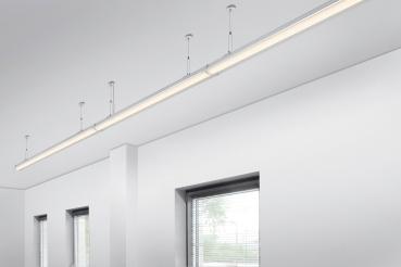 HANSA Deckenleuchte 36 W/2800 Lumen 41-5010.700 LED Alu Connect, silber