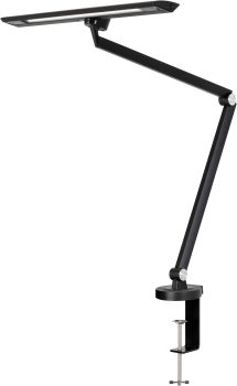 HANSA Tischleuchte LED Zirkon 41-5010.718 dimmbar, schwarz, Klemmfuss