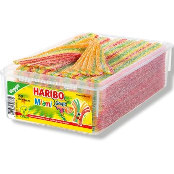 HARIBO Miami Sauer vegan 125487 Dose 1125g, 150 Stk.