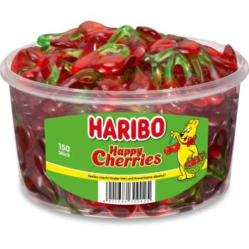 HARIBO Happy Cherries 60461 Dose 1200g, 150 Stk.