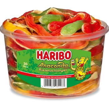 HARIBO Anaconda Riesenschlange 60503 Dose 1200g, 30 Stk.