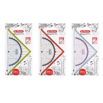 HERLITZ Geometriedreieck my.pen 14cm 11367950 Farben ass.