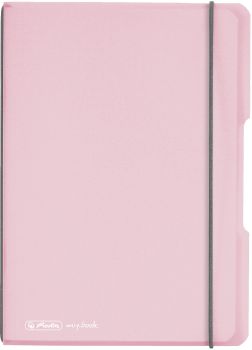 HERLITZ my.book flex A5 11408622 Rosé 40 Bl.kariert