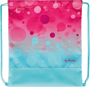 HERLITZ Schulthek-Set SoftLight Plus 50043019 GREENline Pink Bubbles