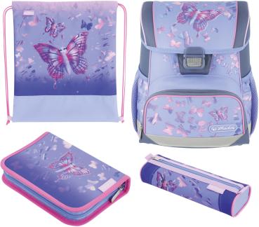 HERLITZ Schulthek-Set Loop Plus 50046195 Butterfly Paradise